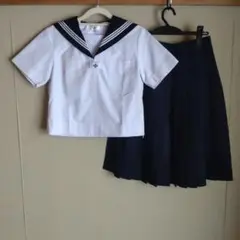 コスプレ 白紺 夏服 155A 学生服上下セット