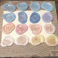 ハンドメイド シーリングスタンプシール 16枚セット Thank you