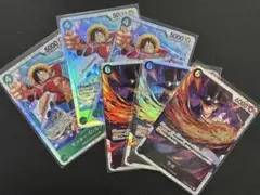ワンピースカードゲーム ルフィSR サボSR 3枚ずつセット