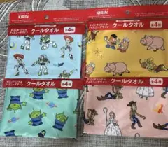 キリン　ディズニー　クールタオル　イオン限定　全４種類セットコンプリート