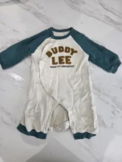BUDDY LEEロンパース ホワイト/グリーン
