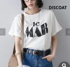 タグ付 今期 DISCOAT ヴィンテージライクグラフィックTシャツ S