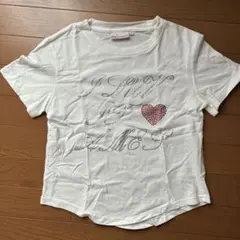 ames worldwide ラインストーン 白Tシャツy2k