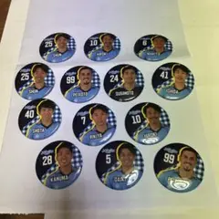 サッカー選手バッジセット