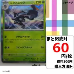 (残9) 1枚 エクスレッグ R 010 sv1a 60円×枚