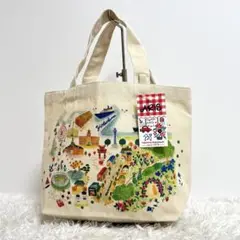 【新品タグ付き】 横浜元町アリス ミニトートバッグ ランチバッグ コットン