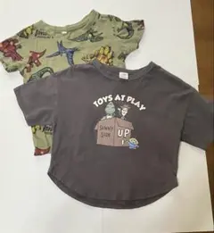 恐竜＆トイストーリー　Tシャツ2枚組