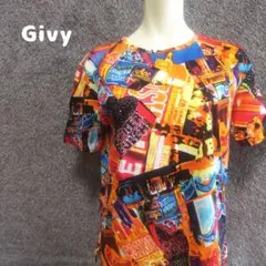 レナウン Givy 総柄 トップス tシャツ