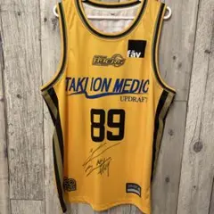 89ERSバスケットボール ユニフォーム ヤン・ジェミン選手　サイン入り