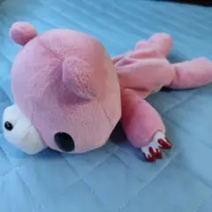 グルーミー 咬筋力じまんポーチ ぬいぐるみ(ピンク)