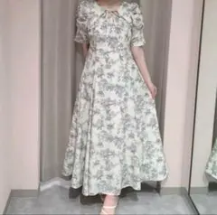 AnMILLE アンミール フロントリボンフラワーOP