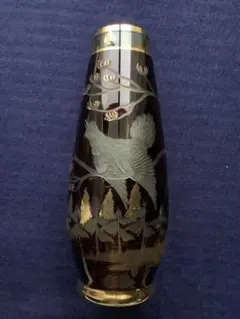 ボヘミアンガラス　花瓶