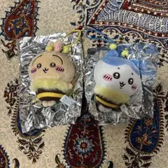 ちいかわ　ハチさんぬいぐるみ うさぎ&ハチワレ/ セブンイレブン