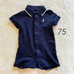【Ralph Lauren】ラルフローレン 半袖ロンパース サイズ75 美品