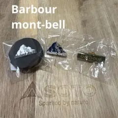Barbour バブアー モンベル ピンバッジ　ピンバッチ mont-bell
