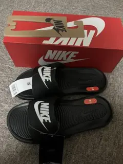 新品未使用NIKE VICTORI 2 サンダル ブラック/ホワイトべナッシー