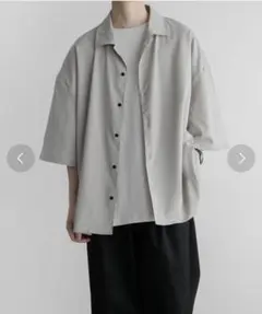 remer ルーズヴィンテージオープンカラーシャツ