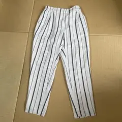 PLST ストライプ ホワイトパンツ XXS