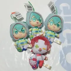 さんちゃんく！×サンリオキャラクターズマスコット 4点セット