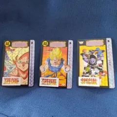 海外製！ドラゴンボールカード カードダス３枚セット