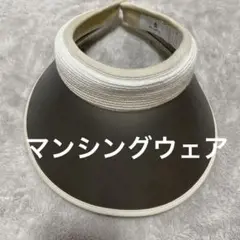 ベージュ ゴルフ用バイザー フリーサイズ