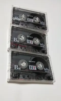SONYカセットテープ(60分)3本セット