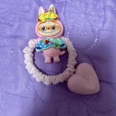 ラブブヘアゴムピンク