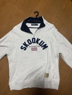 スクーカム　skookum ハーフジップ　トレーナー　Lサイズ