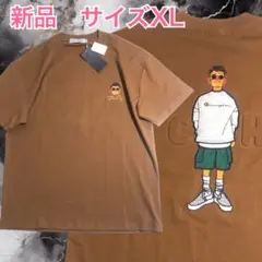 新品 サブカル ダンディ おしゃれおじさん XLサイズ ブラウン Tシャツ