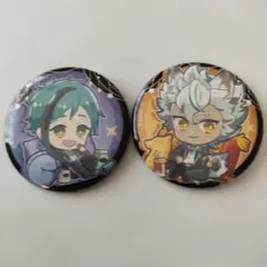 ツイステ　缶バッジ　フロイド　ジャック　2点