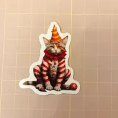防水ステッカー　猫