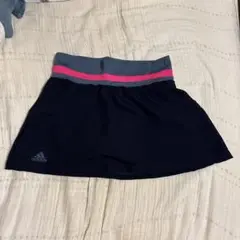 adidas テニススカート 黒 グレー ピンク