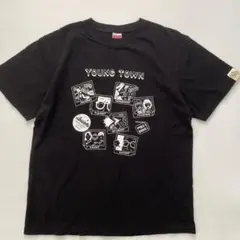 ヤンタン　Tシャツ　ブラック×ホワイト　Lサイズ　55周年　記念