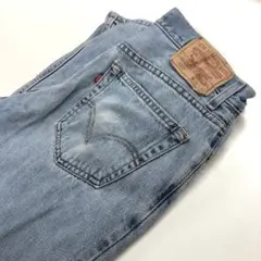 Levi's 560 W32L32 テーパードデニム ライトブルー M