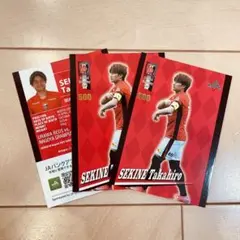 浦和レッズ 関根貴大選手 マッチデーカード 3枚 No500 URAWAREDS