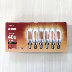Lepro LED シャンデリア電球 E12口金 6個 40W形