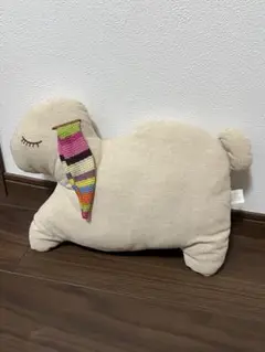 ひつじクッション カラフル耳付き　ぬいぐるみ　枕