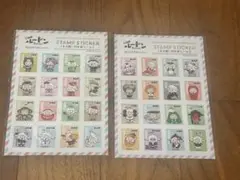 ルートン　ルートイン　スタンプステッカー　切手風シール