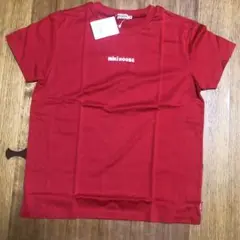 MIKI HOUSE ミキハウス　赤 Tシャツ Sサイズ ロゴ入り　未使用
