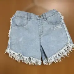 S.JENNI フリンジ付きショートパンツ