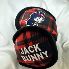 JACK BUNNY 耳あて・イヤーマフ 赤黒チェック