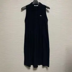 ラコステ　ノースリーブ　ポロワンピース　サイズ：34