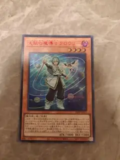 遊戯王 天賦の魔導士クロウリー シークレットRED 赤シク
