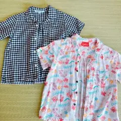 GLOBAL WORK M 半袖シャツ LAPSEN 120 半袖シャツ