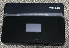 Wi-Fiルーター WM340 ブラックSIMなし 箱・充電器・説明書あり