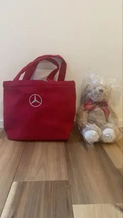 【新品未使用】メルセデス・ベンツ コーデュロイ トートバッグ