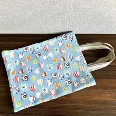 ティーカップ柄 A4トートバック