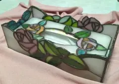 ステンドグラス(ストーン)ティッシュケース