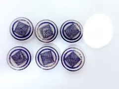 l486紫色のストライプボタン
