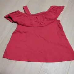GU　赤いワンショルダー 120
